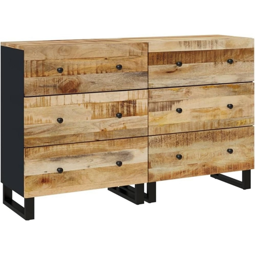 Sideboard mit den Massen 60 x 33 x 75 cm aus Mangoholz