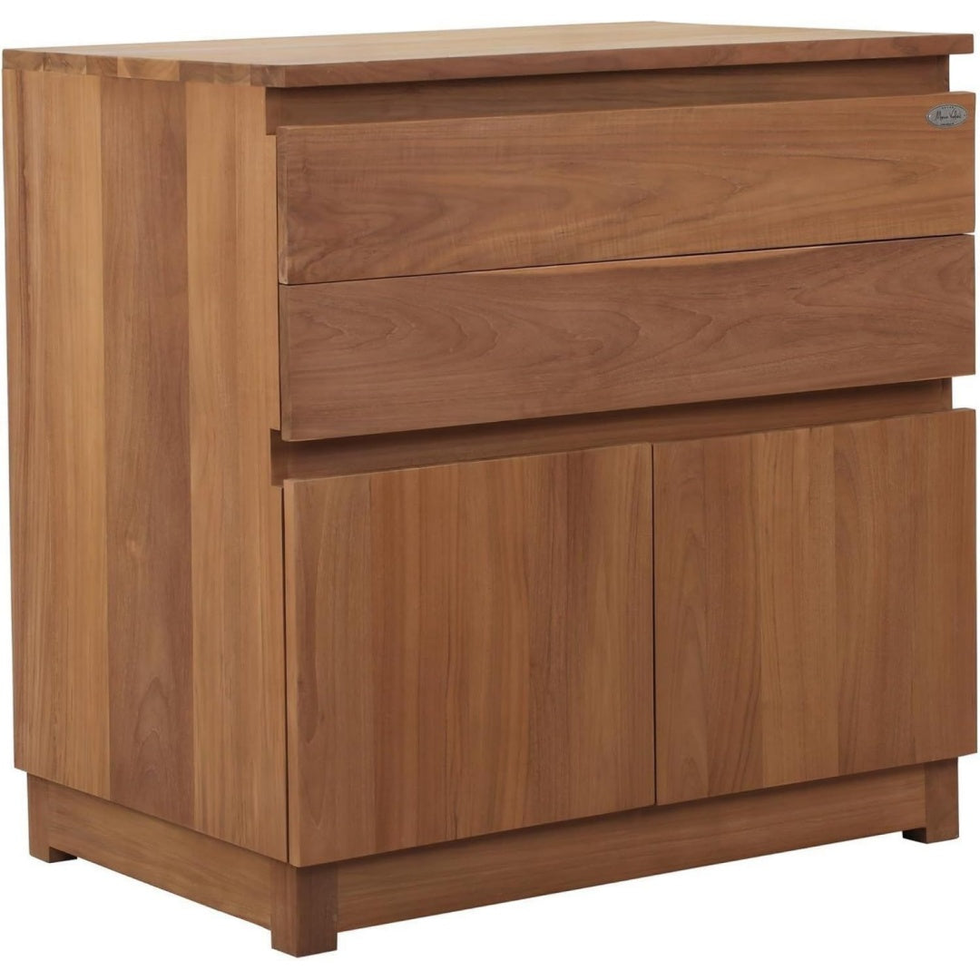 Das Sideboard nimmt mit 90 cm Gestalt an