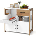 Sideboard mit 2 Tueren und einer ausziehbaren Konstruktion