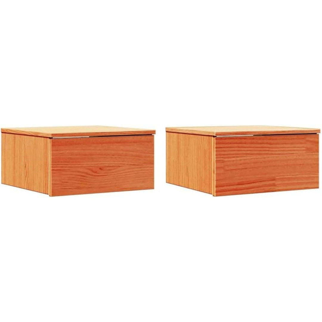 Der Nachttisch nimmt mit 37 x 35 x 18.5 cm Gestalt an
