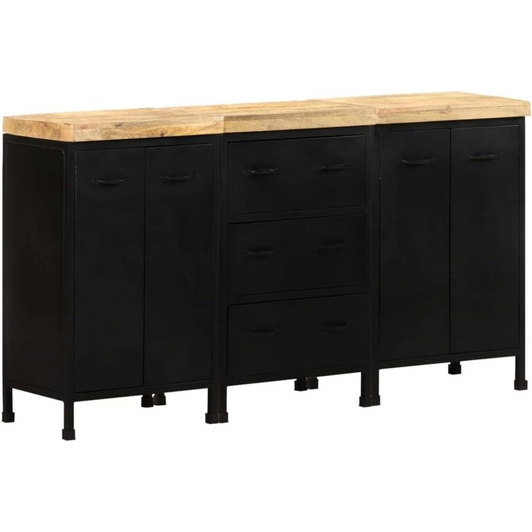 Sideboard mit 4 Tueren, Schubladen und 3 Schubladen