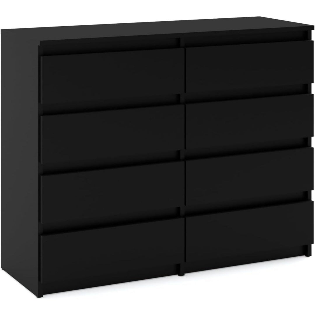 Schubladen und beschichtete Flaechen bestimmen das Sideboard