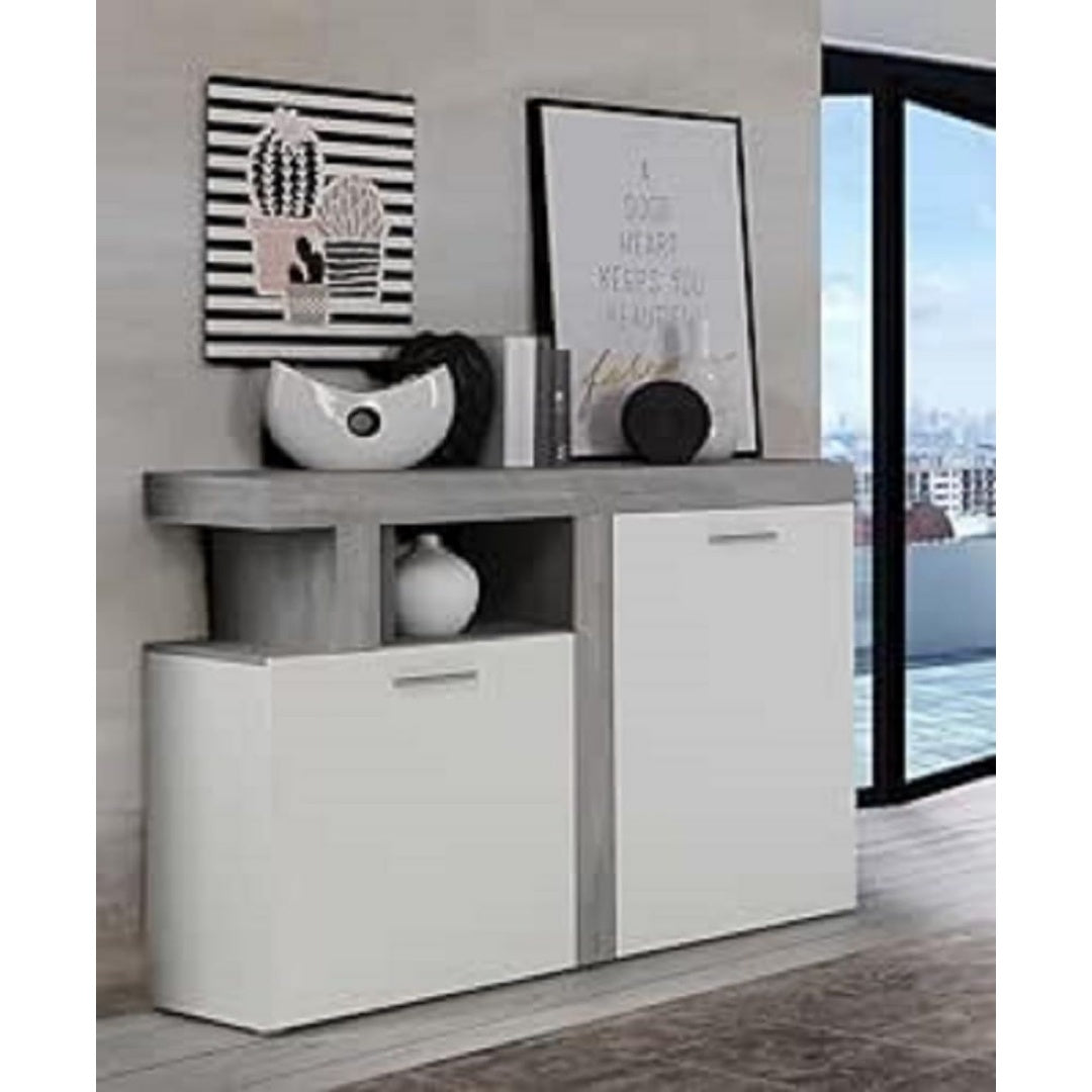Sideboard aus Holzwerkstoff zeigt 2 Tueren