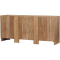 Das Sideboard nimmt mit 165 x 45 x 75 cm Gestalt an