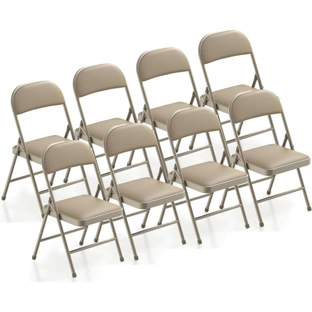 Eine klappbare Konstruktion bestimmt das Erscheinungsbild von dem Klappstuhl