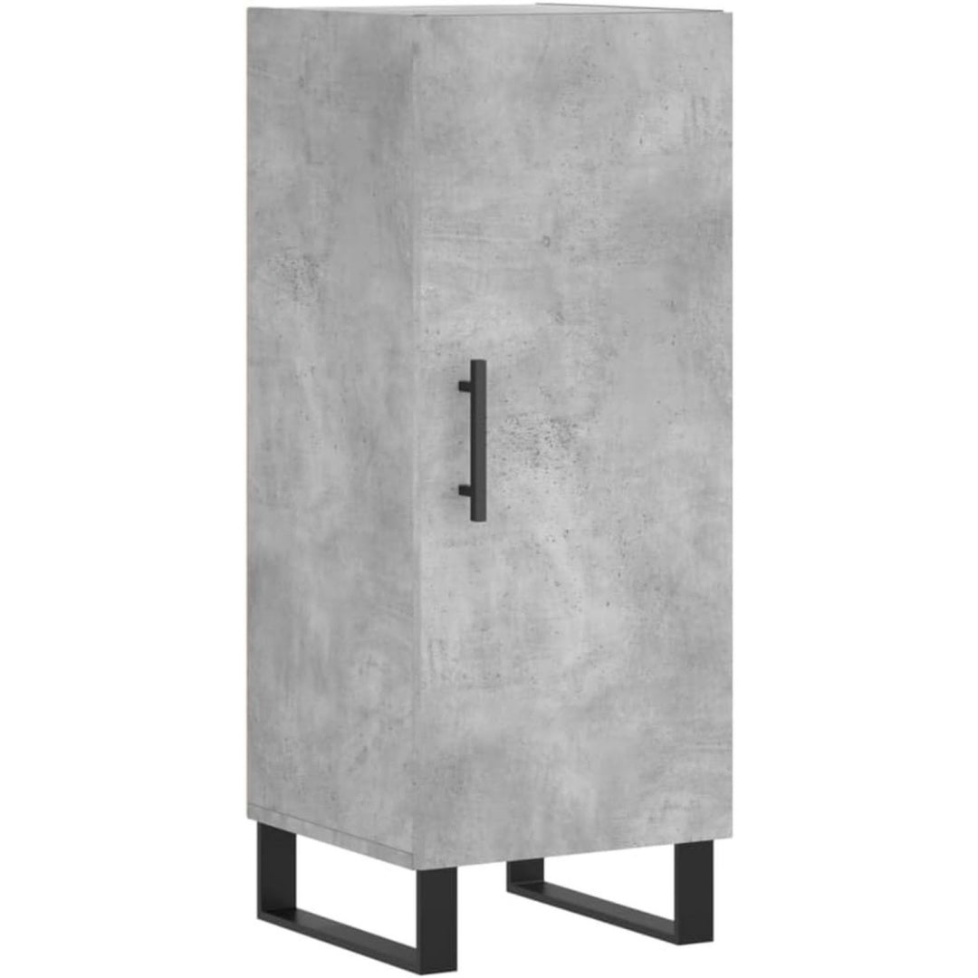 Ein Metallgestell bestimmt das Erscheinungsbild von dem Sideboard