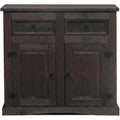 Sideboard verbindet Metallgriffe und 2 Schubladen